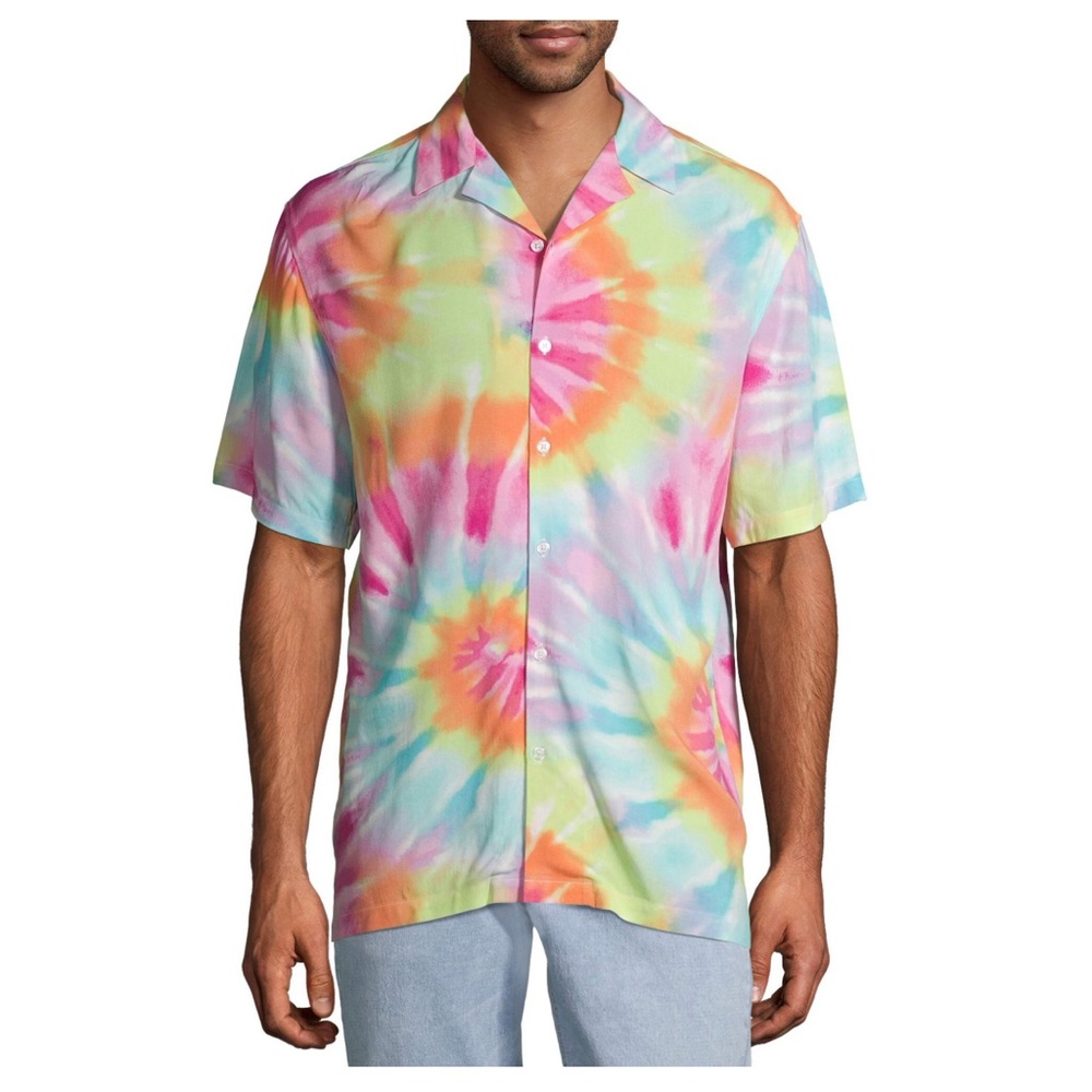 Men’s Short Sleeve Tie Dye Shirt